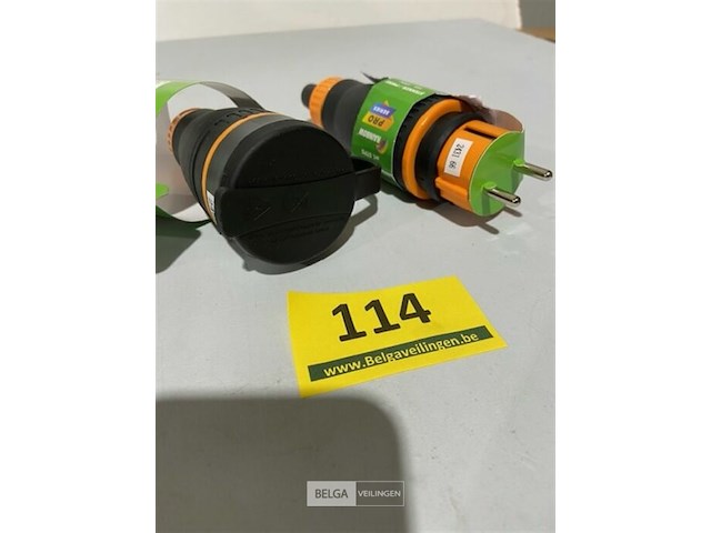 Koppelstekker + stekker waterdicht ip44 - afbeelding 3 van  3