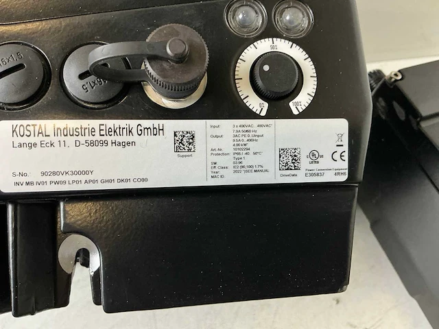 Kostal industrie elektrik inveor frequentieregelaar (4x) - afbeelding 3 van  6