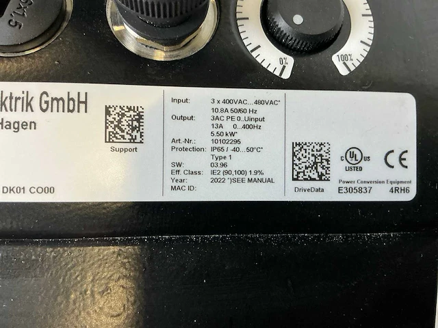 Kostal industrie elektrik invoer frequentieregelaar (4x) - afbeelding 9 van  11