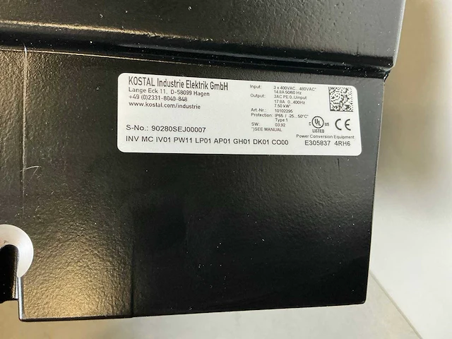 Kostal industrie elektrik invoer frequentieregelaar (4x) - afbeelding 10 van  11