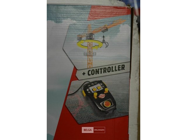 Kraan met controller dickie toys - afbeelding 3 van  3