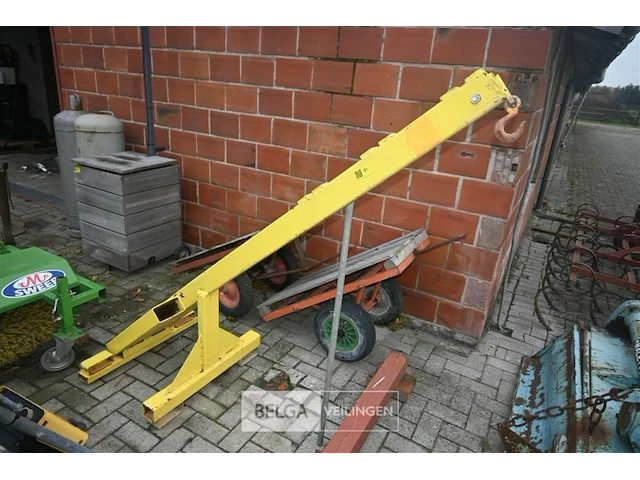 Kraanarm met lasthaak voor heftruck - afbeelding 1 van  5