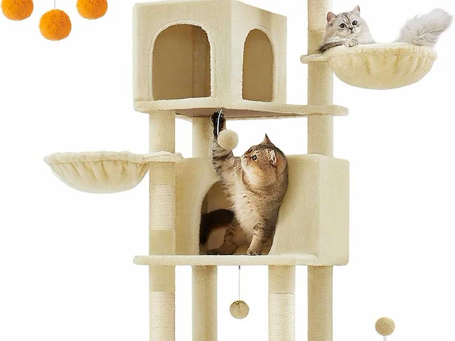 Krabpaal - 175 cm - zand beige - afbeelding 1 van  5