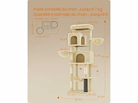 Krabpaal - 175 cm - zand beige - afbeelding 5 van  5