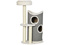 Krabpaal met kattenmand en krabpaal - afbeelding 3 van  6