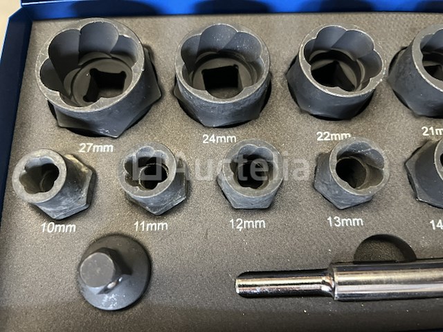 Kracht set dolle bout en moer verwijderaar - afbeelding 3 van  4