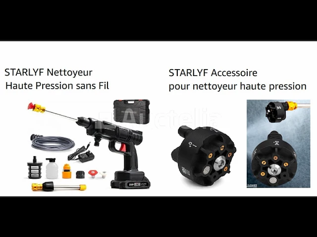 Krachtige starlyf draadloze hogedrukreiniger en accessoire - afbeelding 1 van  1