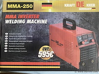 Kraftdekker mma-250 lasapparaat inverter