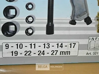 Kraftman slagschroefmachine op lucht1/2 + doppenset - afbeelding 5 van  6