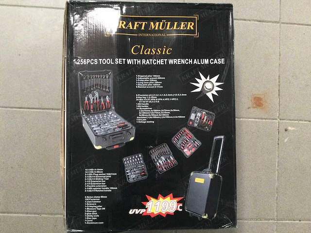 Kraftmuller gereedschapskoffer - afbeelding 1 van  4