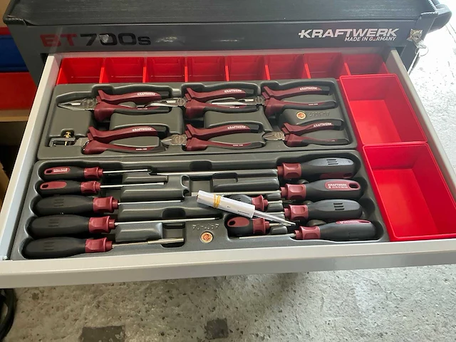Kraftwerk bt700s 7-laden gereedschapswagen - afbeelding 4 van  9