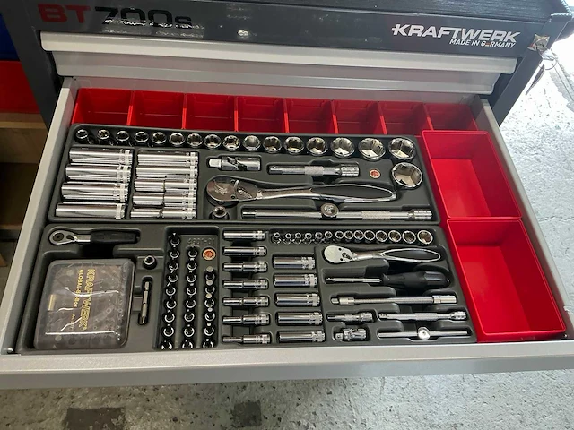 Kraftwerk bt700s 7-laden gereedschapswagen - afbeelding 5 van  9