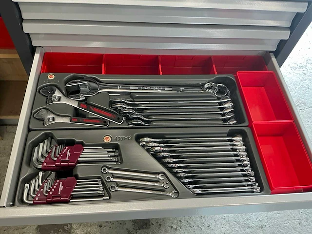 Kraftwerk bt700s 7-laden gereedschapswagen - afbeelding 6 van  9