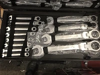 Kraftworld 22 delige ring ratelset met flexibele kop - afbeelding 3 van  5