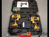 Kraftworld draadloze schroevendraaierset 18v lithium - afbeelding 2 van  3