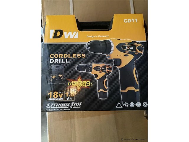 Kraftworld draadloze schroevendraaierset - afbeelding 5 van  6