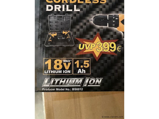 Kraftworld draadloze schroevendraaierset - afbeelding 6 van  6