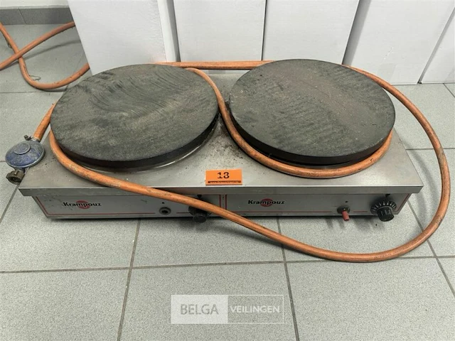 Krampouz bakplaat op gas - afbeelding 1 van  4