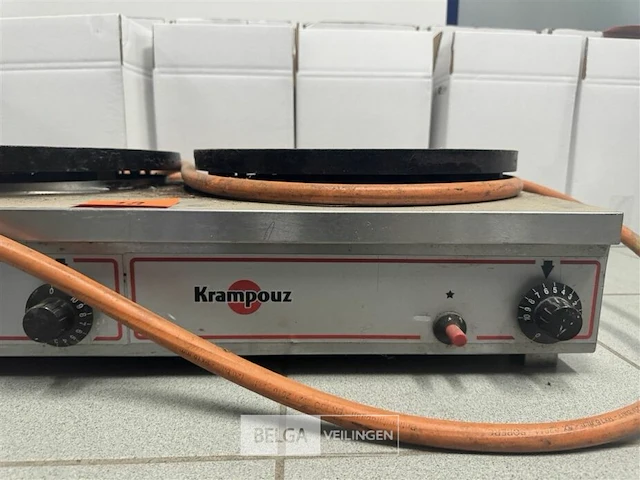 Krampouz bakplaat op gas - afbeelding 3 van  4