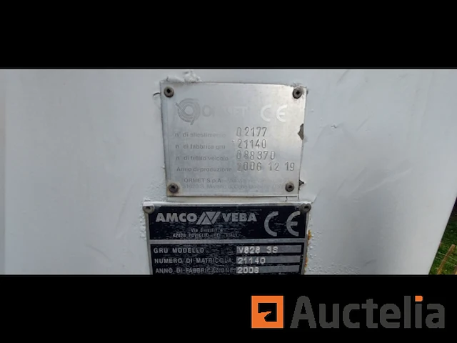 Kranen en laders amco veba v828 3s - afbeelding 12 van  13