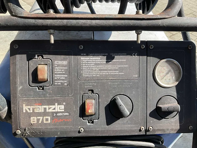 Kranzle 870 hogedrukreiniger - afbeelding 6 van  9
