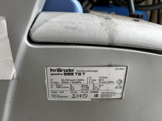 Kranzle quadro 599tst - afbeelding 2 van  5