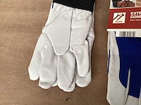 Kreator - krtw003xxl - technische werkhandschoen, leer, zware kwaliteit, maat 11 (24x) - afbeelding 4 van  5