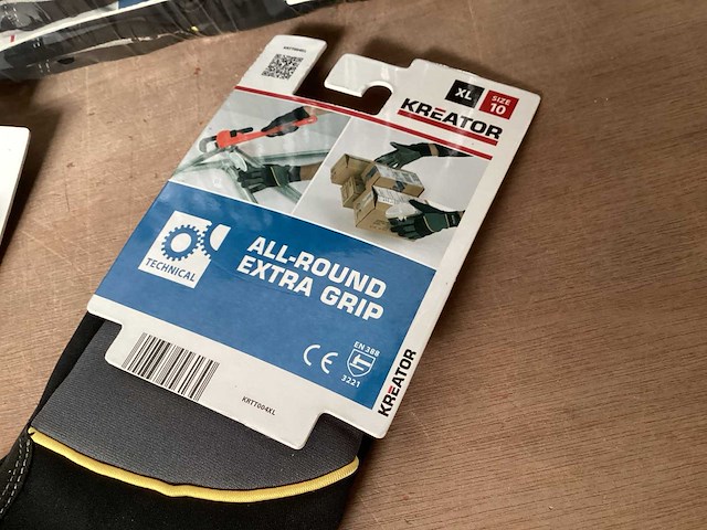 Kreator krtt004xl werkhandschoenen met extra grip, maat 10 (24x) - afbeelding 2 van  6