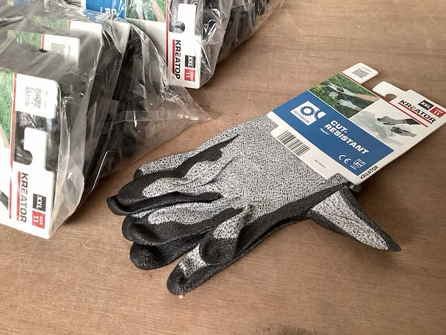 Kreator krtt005xxl werkhandschoenen met snijbescherming, maat 11 (24x) - afbeelding 1 van  4