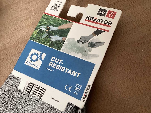 Kreator krtt005xxl werkhandschoenen met snijbescherming, maat 11 (24x) - afbeelding 2 van  4