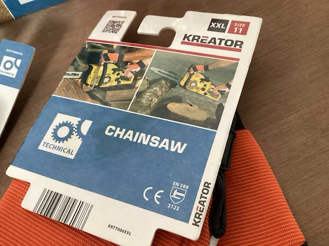 Kreator krtt006xxl werkhandschoenen geschikt voor kettingzaag (17x) - afbeelding 2 van  5