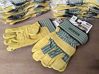 Kreator krtw001xl leren werkhandschoen, zware kwaliteit, maat 10 (30x) - afbeelding 1 van  4
