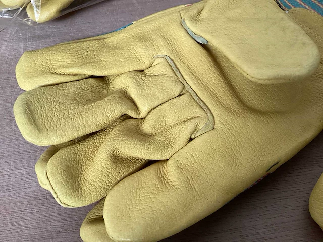Kreator krtw001xl leren werkhandschoen, zware kwaliteit, maat 10 (30x) - afbeelding 2 van  4