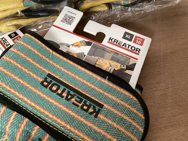 Kreator krtw001xl leren werkhandschoen, zware kwaliteit, maat 10 (30x) - afbeelding 3 van  4