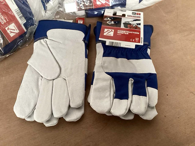 Kreator krtw004m leren werkhandschoenen winter, maat 8 (24x) - afbeelding 1 van  5