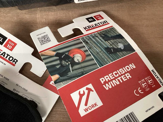 Kreator krtw010xl technische winterhandschoen, zware kwaliteit, maat 10 (36x) - afbeelding 3 van  5