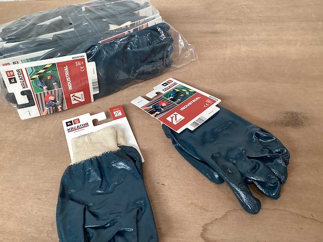 Kreator krtw012xl werkhandschoen, oliebestendig, zware kwaliteit, maat 10 (60x) - afbeelding 1 van  5