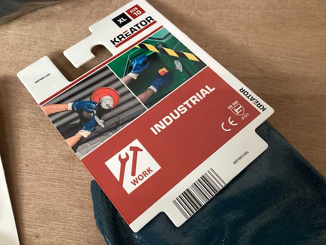 Kreator krtw012xl werkhandschoen, oliebestendig, zware kwaliteit, maat 10 (60x) - afbeelding 2 van  5