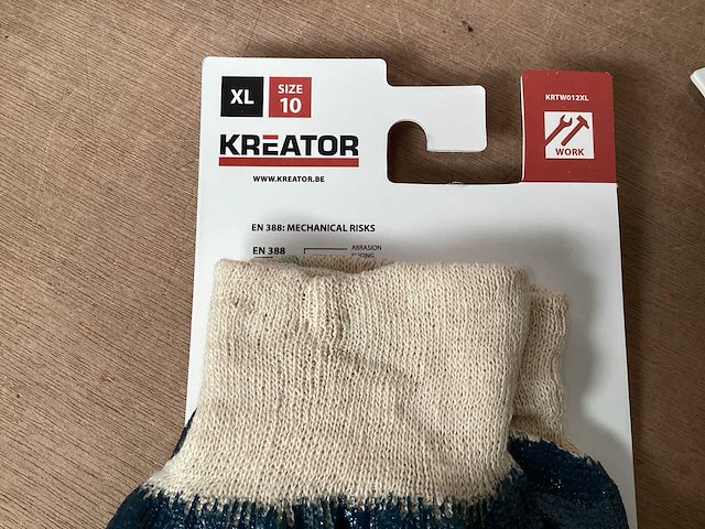 Kreator krtw012xl werkhandschoen, oliebestendig, zware kwaliteit, maat 10 (60x) - afbeelding 3 van  5