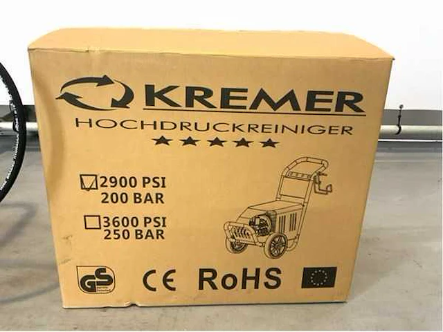 Kremer - hoge druk spuit 2900 psi - hogedrukreiniger - afbeelding 9 van  18