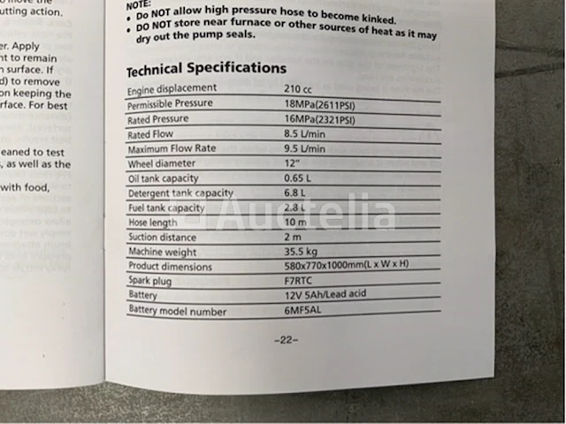 Kremer kr-170b hogedrukreiniger - afbeelding 18 van  18