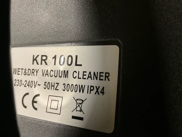 Kremer kr100l industriële stofzuiger - afbeelding 10 van  10