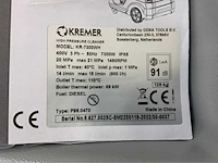 Kremer kr7300 heetwater hogedrukreiniger diesel - afbeelding 2 van  15