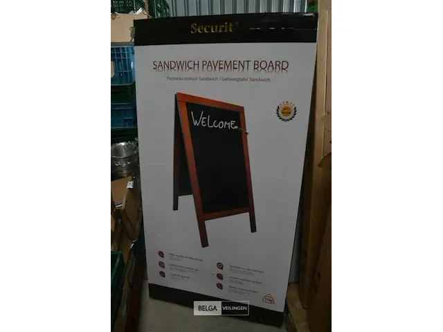 Krijtboard securit 165 cm - afbeelding 1 van  2