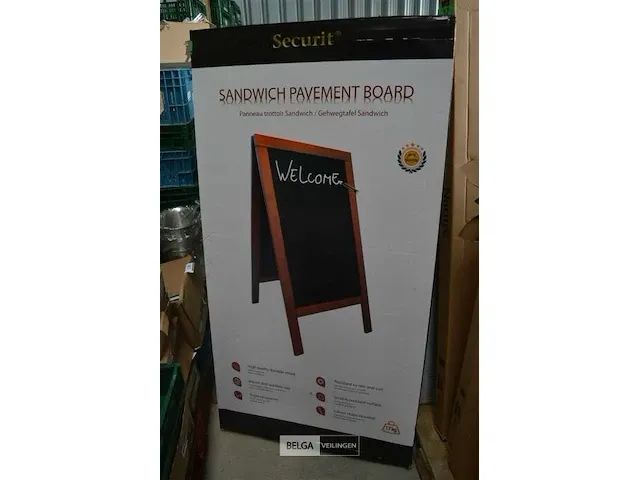 Krijtboard securit 165 cm - afbeelding 2 van  2