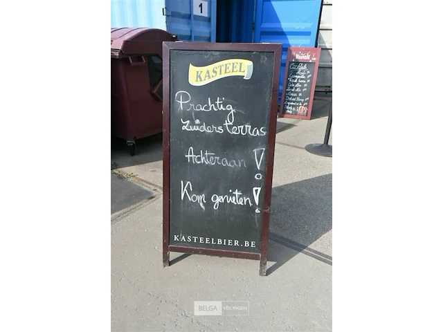 Krijtbord dubbel - afbeelding 2 van  5