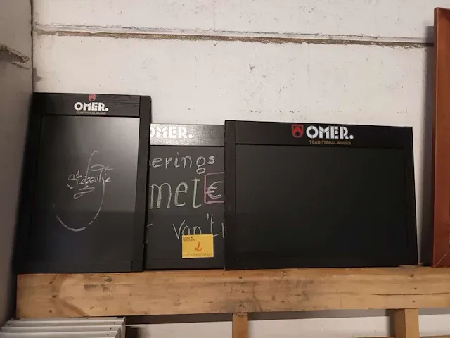 Krijtborden omer. 3 stuks - afbeelding 1 van  3