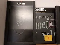 Krijtborden omer. 3 stuks - afbeelding 2 van  3