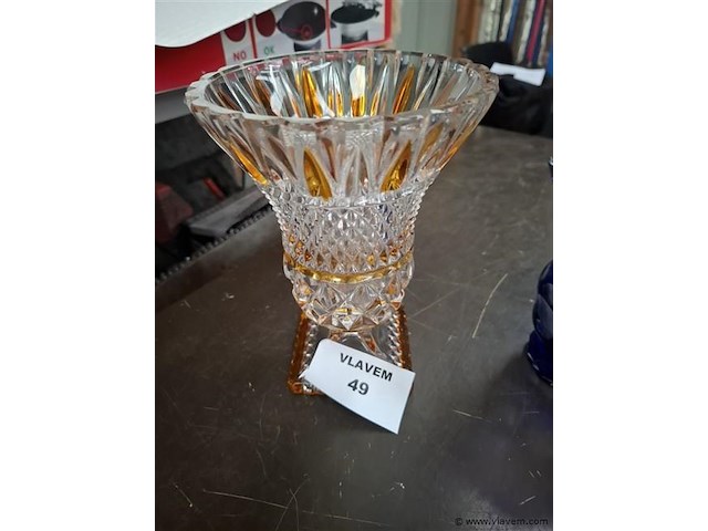 Kristal vaas - afbeelding 1 van  1