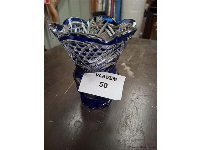 Kristal vaas - afbeelding 1 van  1